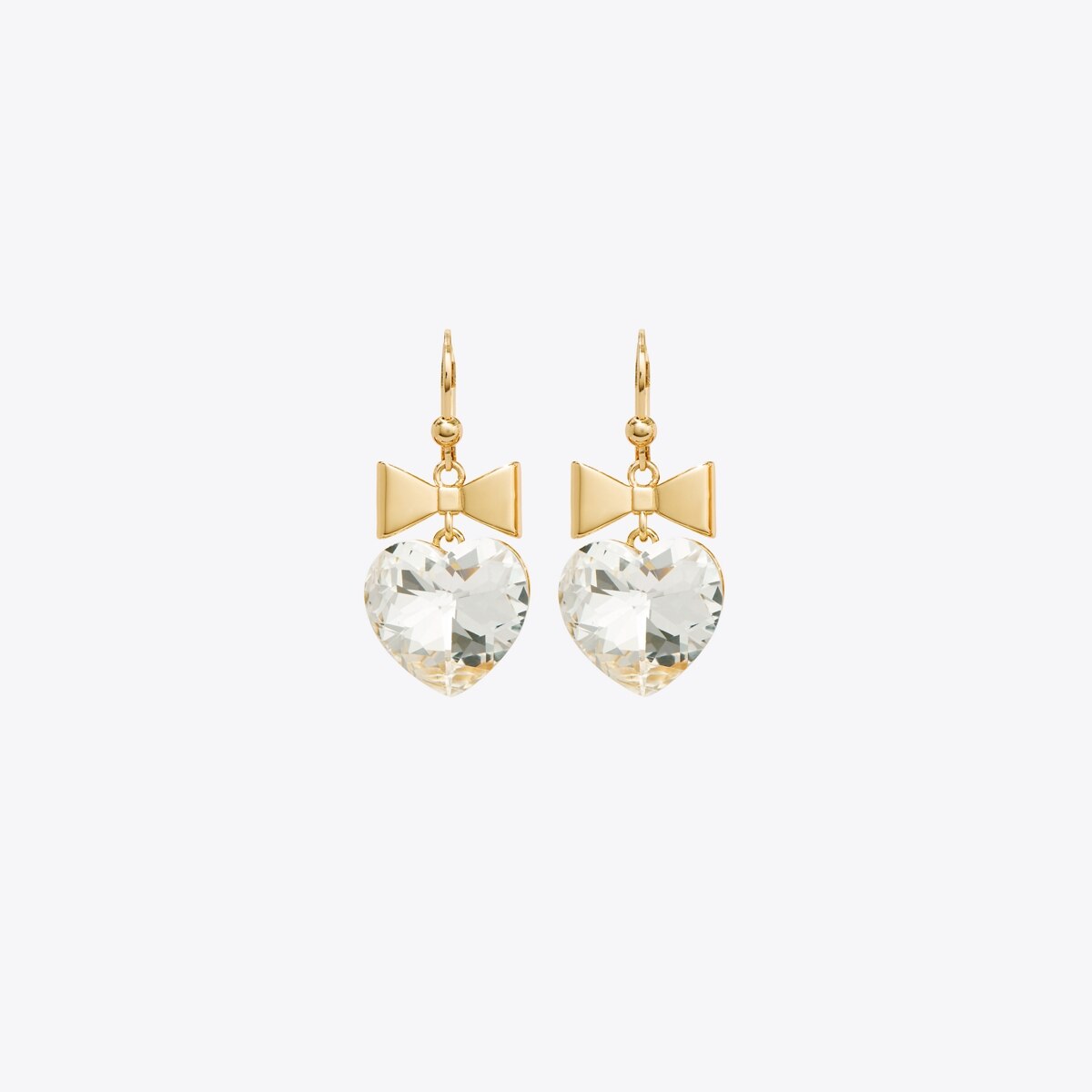 Curiosity Heart and Bow Earrings: Women's Designer Earrings | Tory