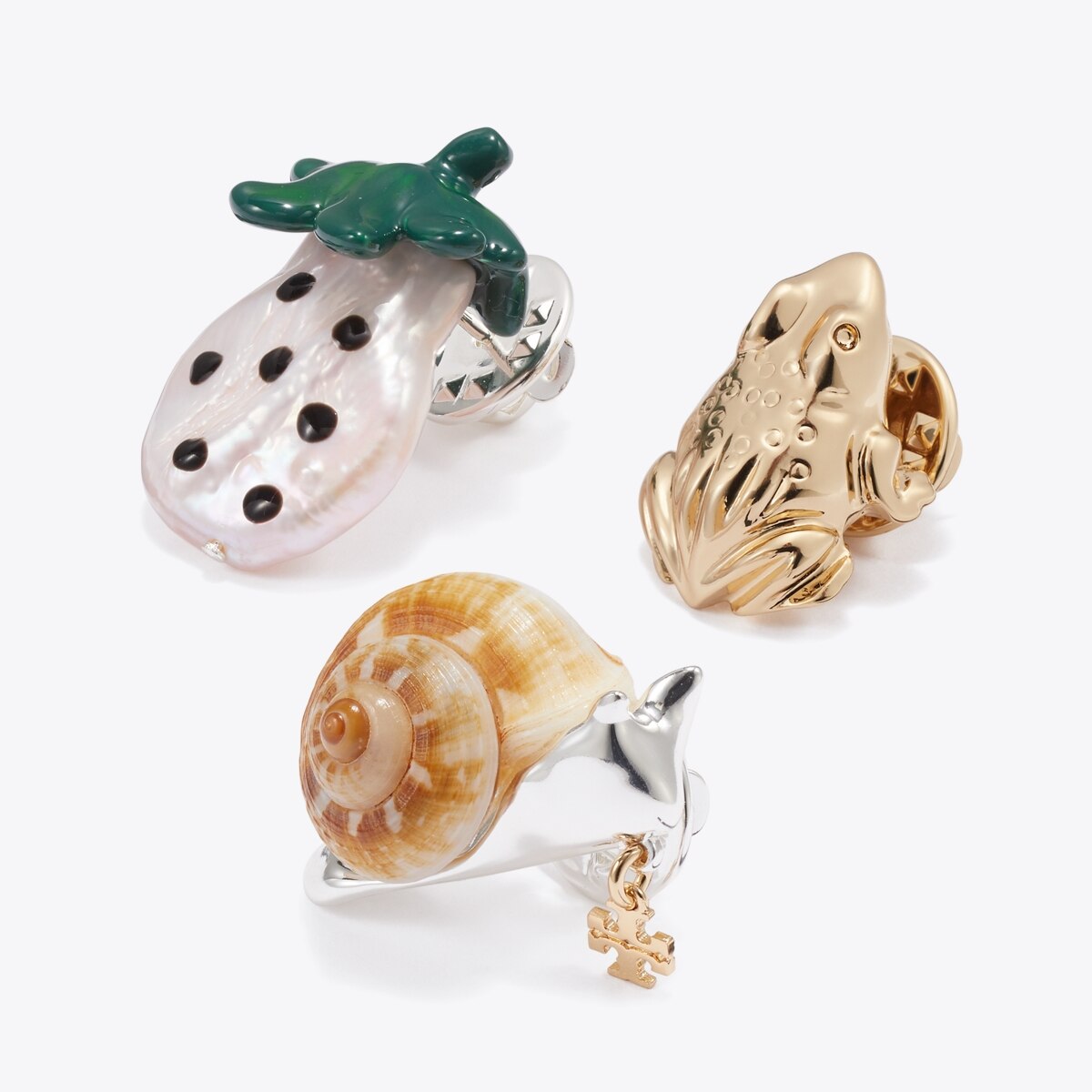 Tory Burch  gold /white ball hairpins Runway Pearl Pin Leaf: Women main image 4