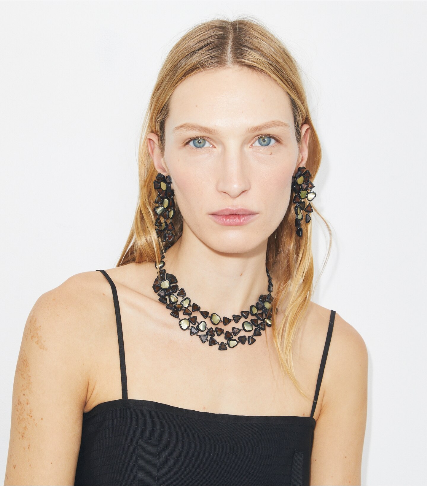 Curiosity Resin Triple Strand Necklace