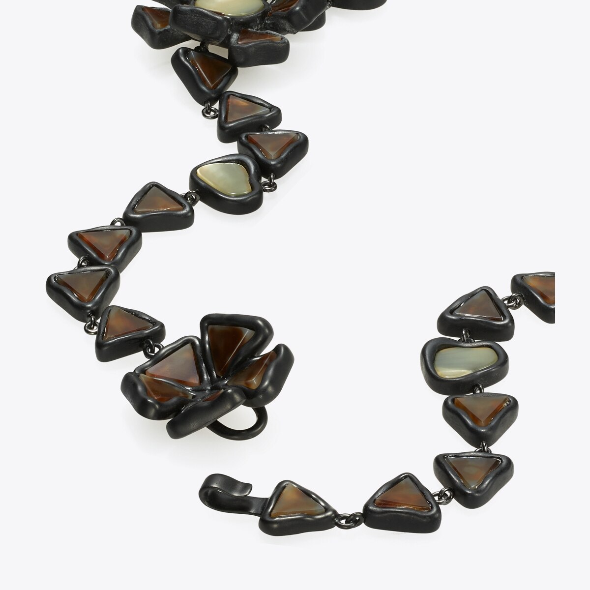 Curiosity Resin Triple Strand Necklace: Women
