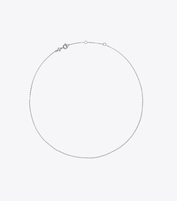 Tory Burch designer hair pins Curiosity Swan Charm in Tory Silver / Crystal additional