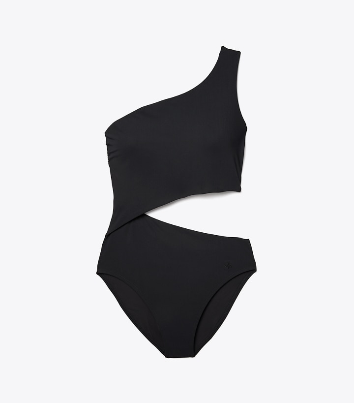 Cut-Out One-Piece Swimsuit: Women's Designer One Pieces | Tory Burch