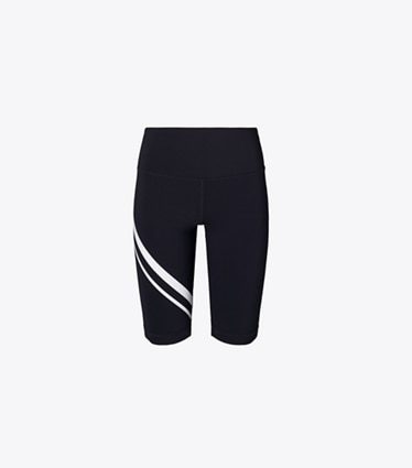 Tory Burch designer bas Cycliste Chevron in BLACK front