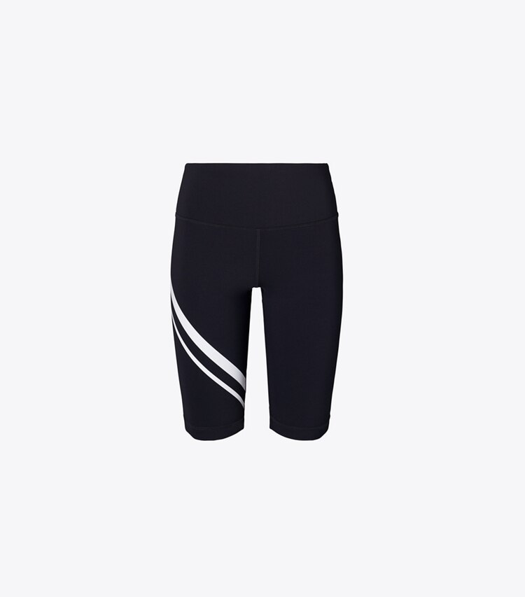 Tory Burch designer bas Cycliste Chevron in BLACK front