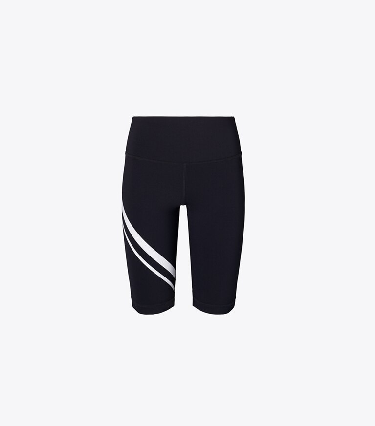 Tory Burch designer bas Cycliste Chevron in BLACK front