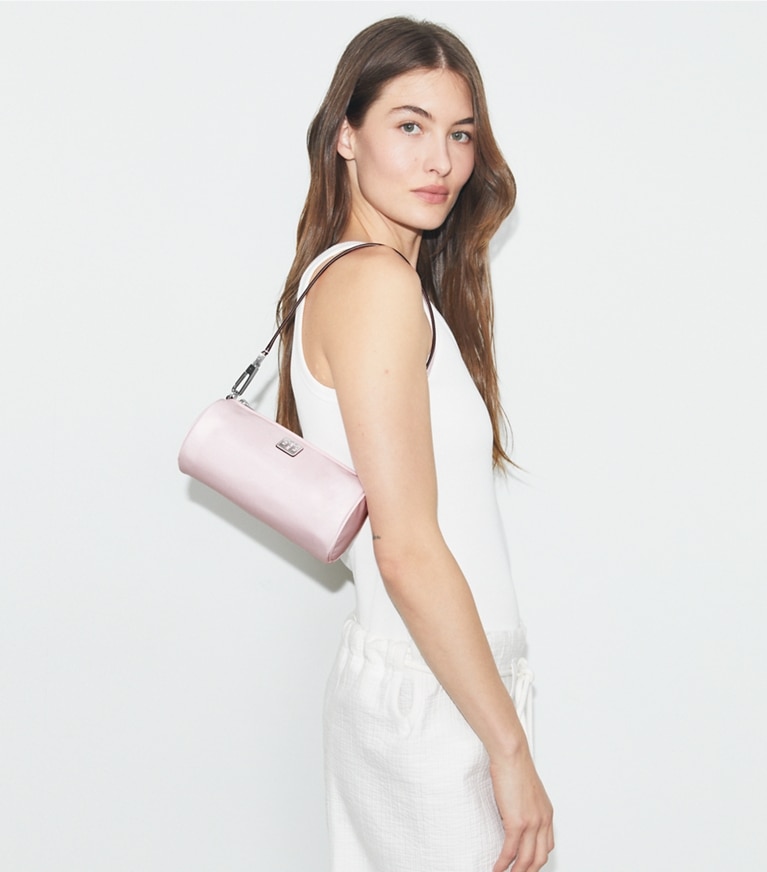 Tory Burch designer borse a tracolla Cylinder Bag Virginia in Pink angle