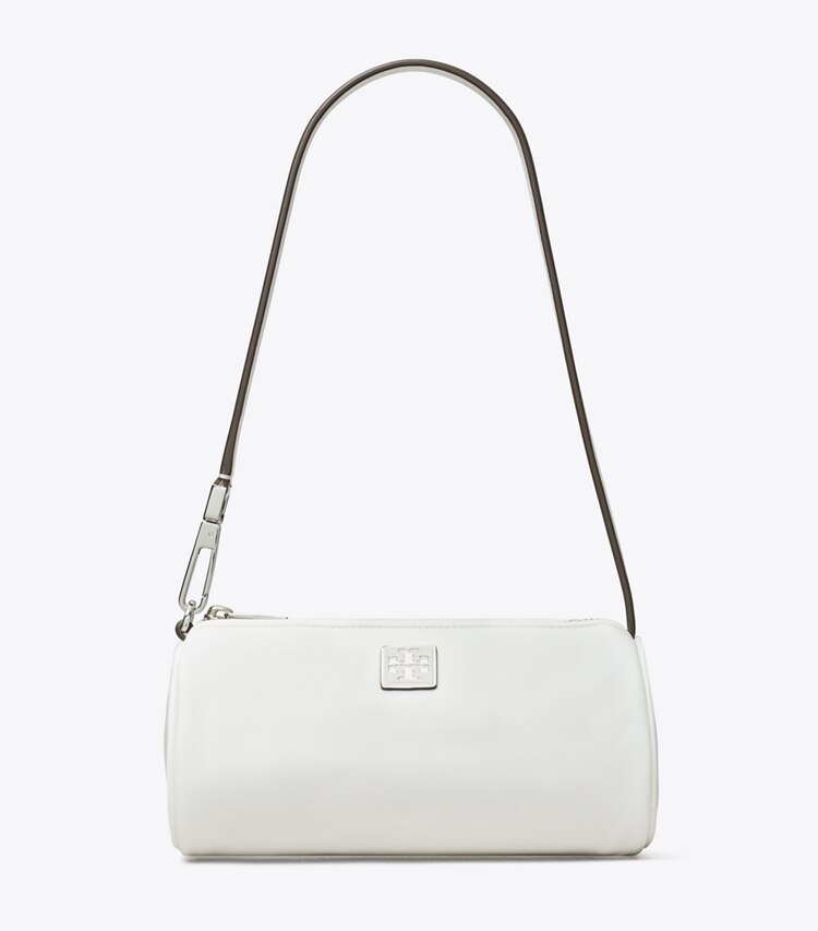 Tory Burch designer borse a tracolla Cylinder Bag Virginia in Snow White front