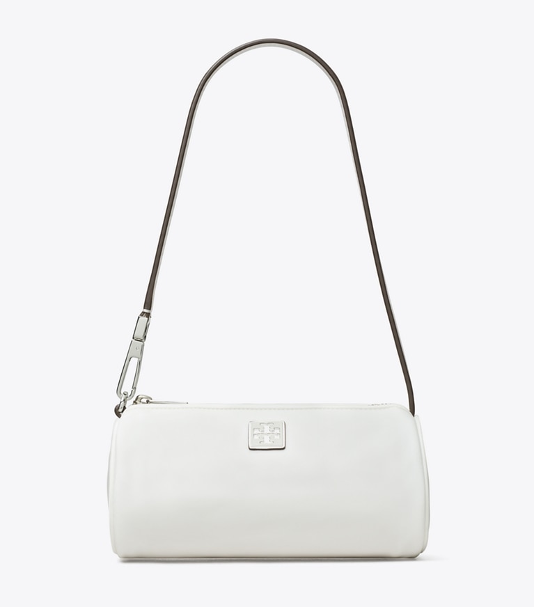 Tory Burch designer borse a tracolla Cylinder Bag Virginia in Snow White angle