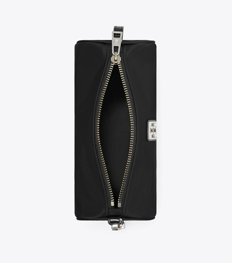Tory Burch designer borse a tracolla Cylinder Bag Virginia in Black angle