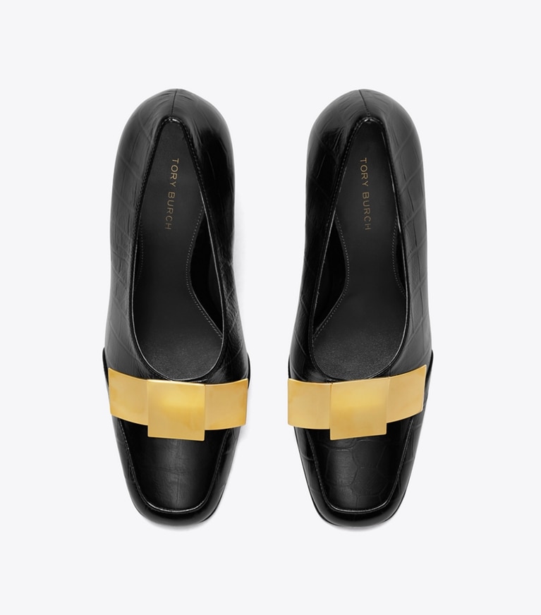 Tory Burch designer scarpe con tacco Décolleté Bunny Knot in PERFECT BLACK superiore