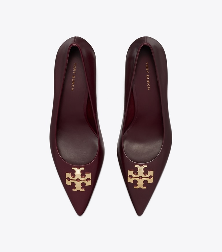 Tory Burch designer scarpe con tacco Décolleté Charlie in MERLOT / GOLD superiore