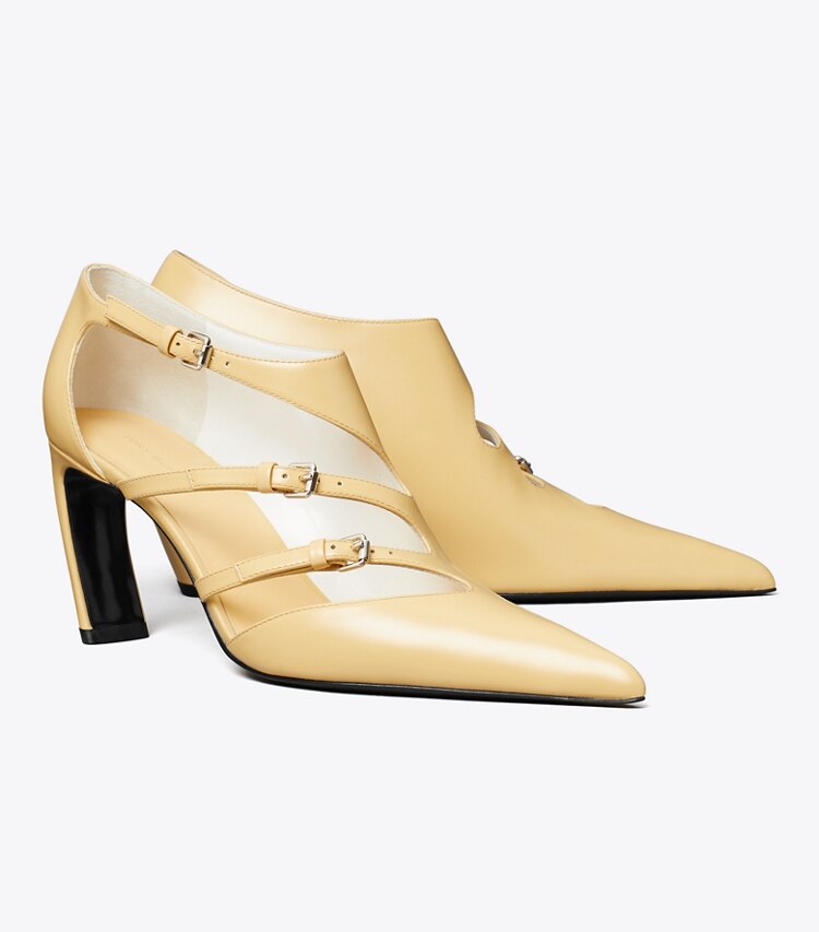 Tory Burch designer scarpe con tacco Décolleté con fibbie in SANDSCAPE angle