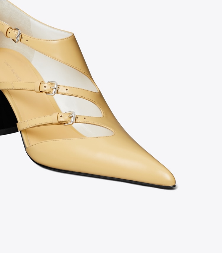 Tory Burch designer scarpe con tacco Décolleté con fibbie in SANDSCAPE dettaglio
