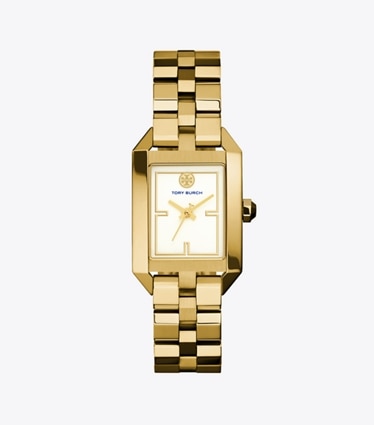 Tory Burch designer strap watches Dalloway Bracelet Gold Tone in Gold front
