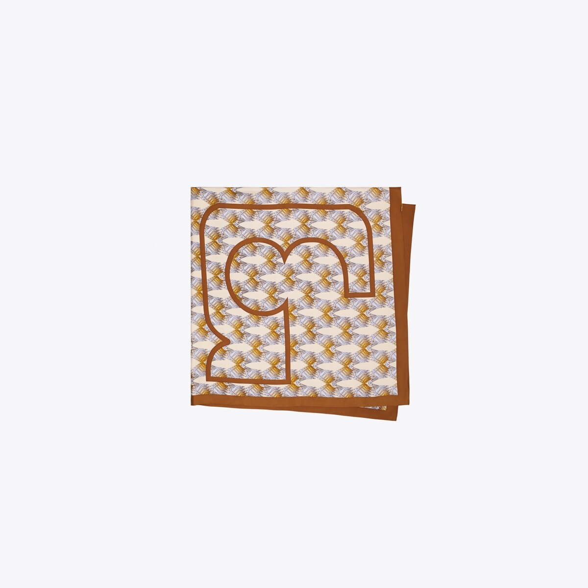 Deco Crane Geo Logo Oversized Silk Square Scarf: Women's