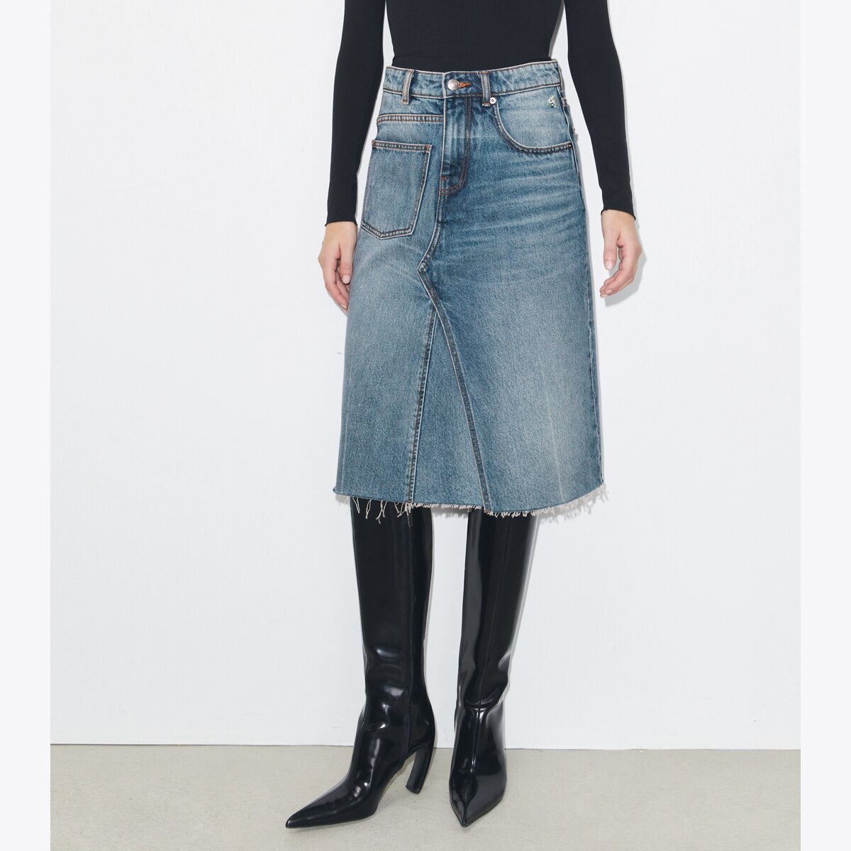 44981 SKIRT \"DENIM BARON\" サイズ40 44981 Skirt 