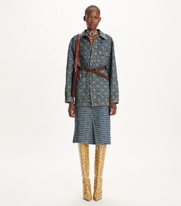 TORY BURCH ブルゾン（その他） 水色系 2018025A0052 In Color: Blue Collection | Women's Designer Clothing | Tory