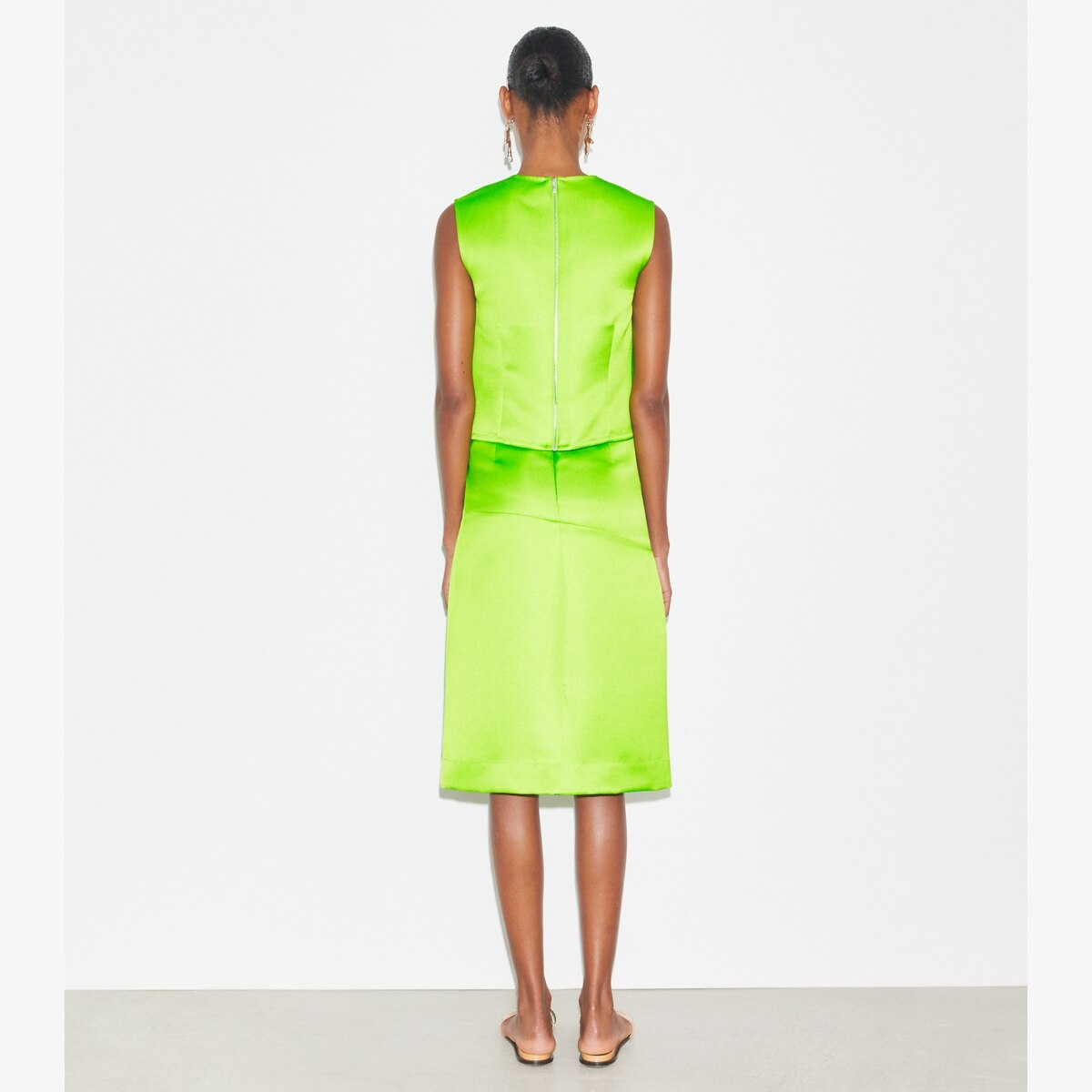 DECONSTRUCTED SATIN SKIRT - thumbnail 3