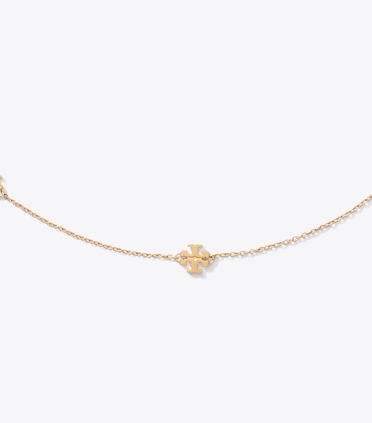 Tory Burch designer necklaces Delicate Icon Necklace in Tory Gold detail