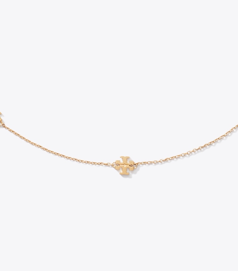 Tory Burch designer necklaces Delicate Icon Necklace in Tory Gold detail