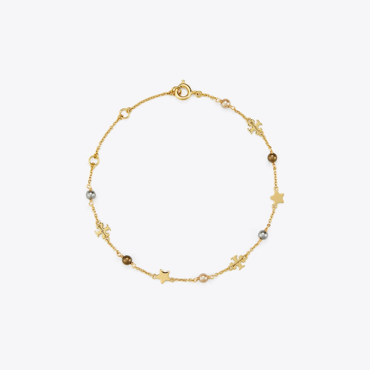 Tory Burch, Jewelry, Tory Burch Gold Kira Pearlchain Necklace