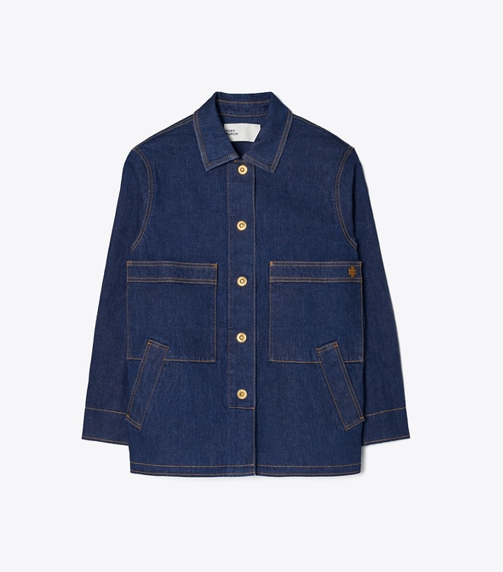 Denim Barn Jacket: Women's Designer Jackets | Tory Burch