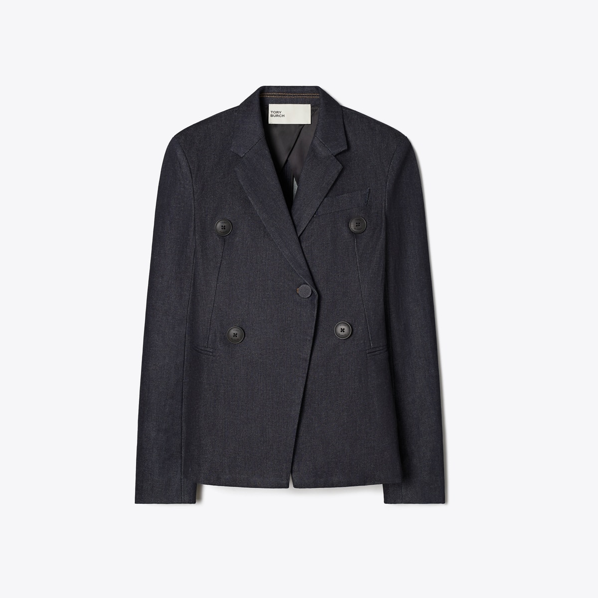 【riry3】TORY BURCH ブラック テーラードジャケット Denim Blazer: Women's Designer Jackets | Tory Burch