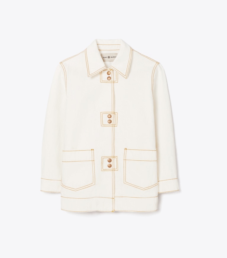 Tory Burch White fashion Everett Tie Jacket