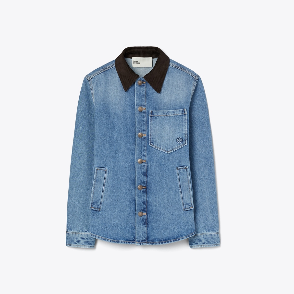 TORY BURCH Gジャン Denim Shirt Jacket: Women's Designer Jackets | Tory Burch
