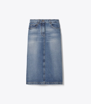 デコンストラクト デニムスカート: レディース ボトムス | Tory Burch JP