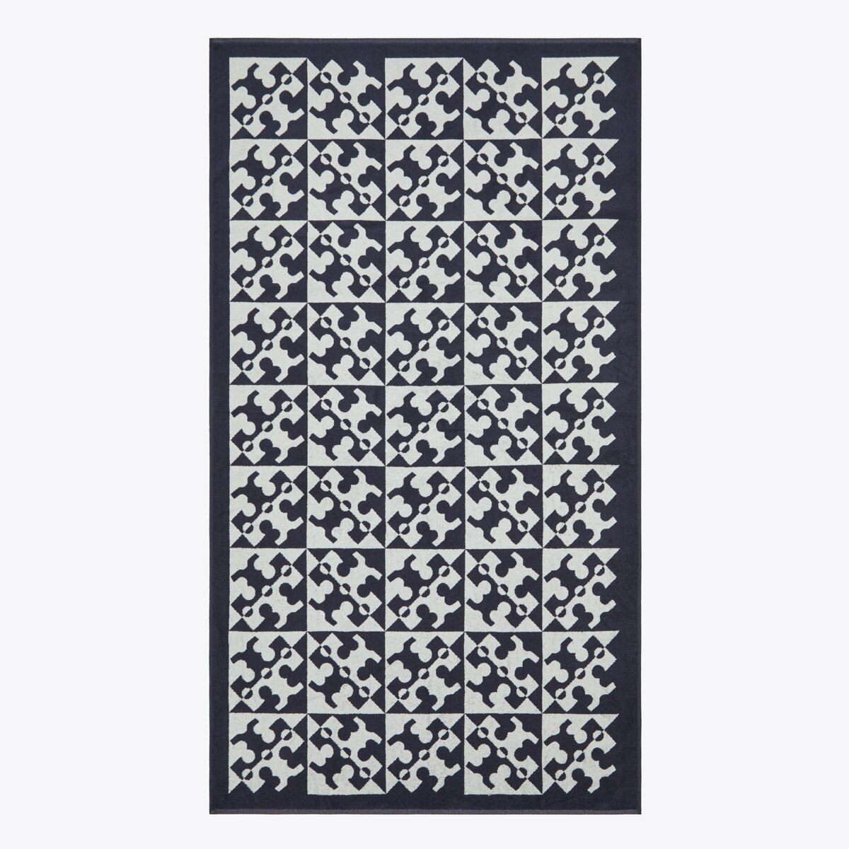 DIAGONAL T JACQUARD TOWEL