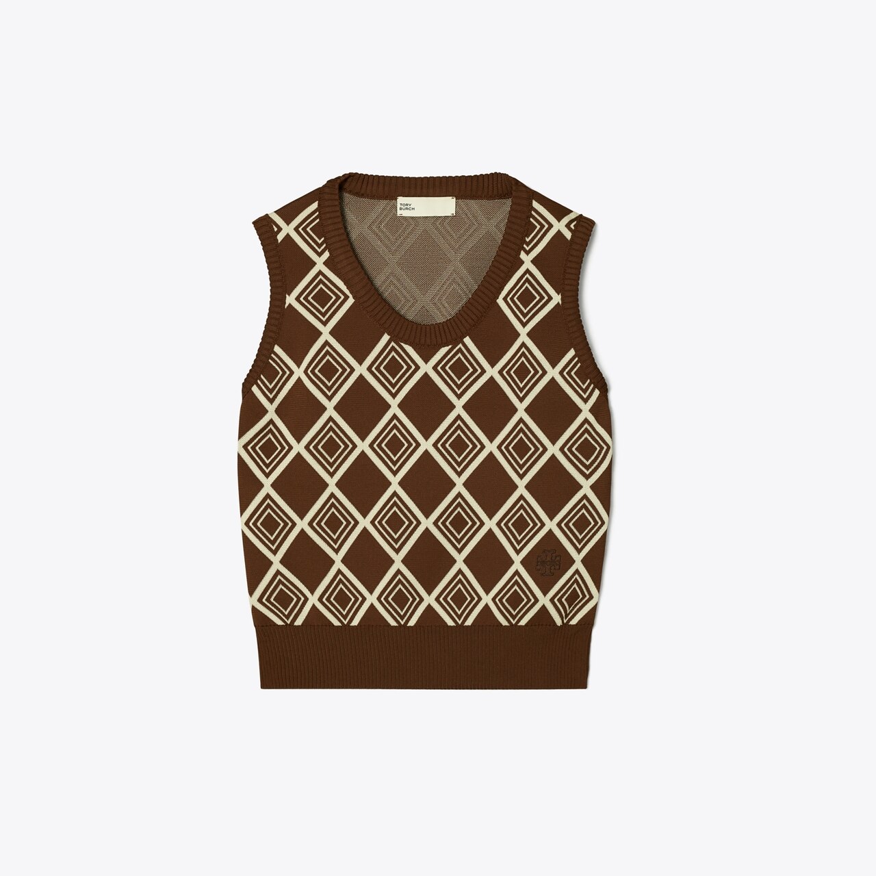 Diamond Jacquard Vest