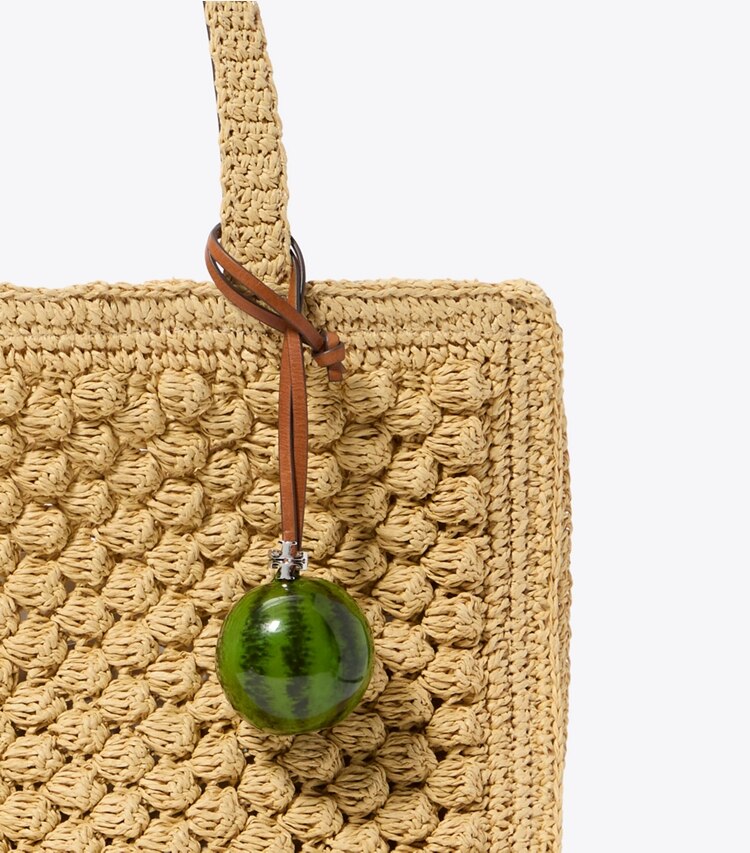 Tory Burch diseñador dijes para bolso y llaveros Dije de sandía para bolso en Bright Green detalle