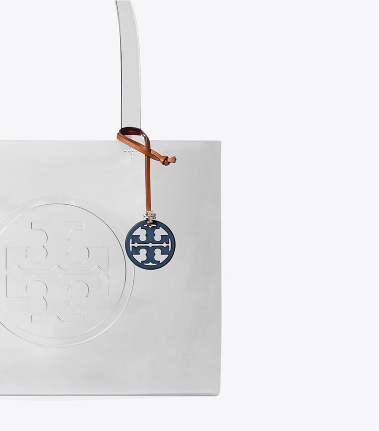 Tory Burch diseñador dijes para bolso y llaveros Dije para bolso con logo Miller en Soft Blue detalle