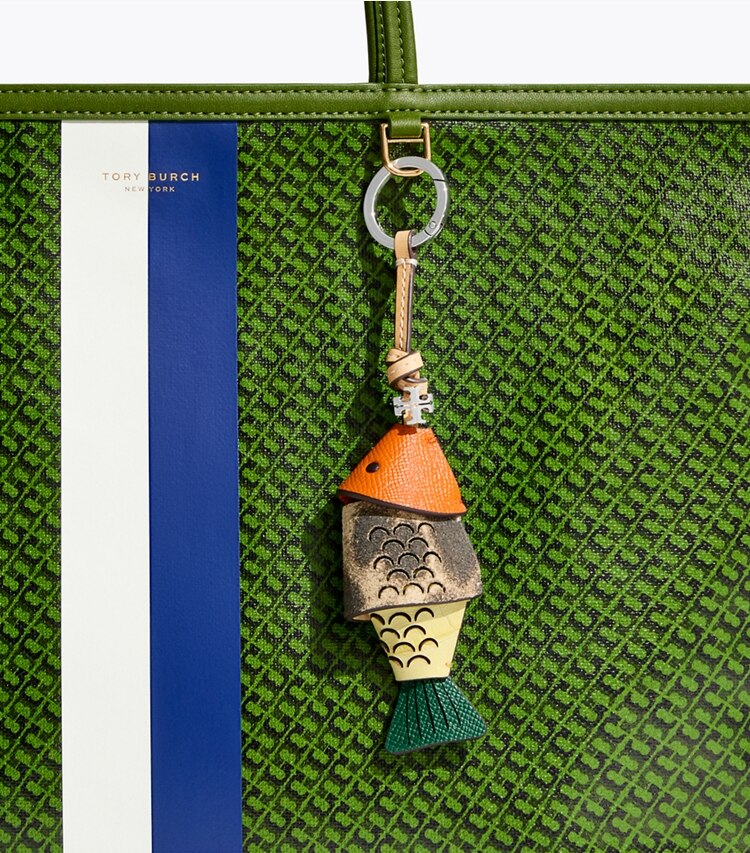 Tory Burch diseñador dijes para bolso y llaveros Dije para bolso de pez en Multi adicional