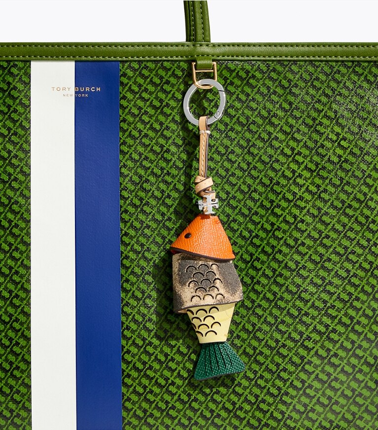 Tory Burch diseñador dijes para bolso y llaveros Dije para bolso de pez en Multi adicional