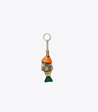 Tory Burch diseñador dijes para bolso y llaveros Dije para bolso de pez en Multi frente