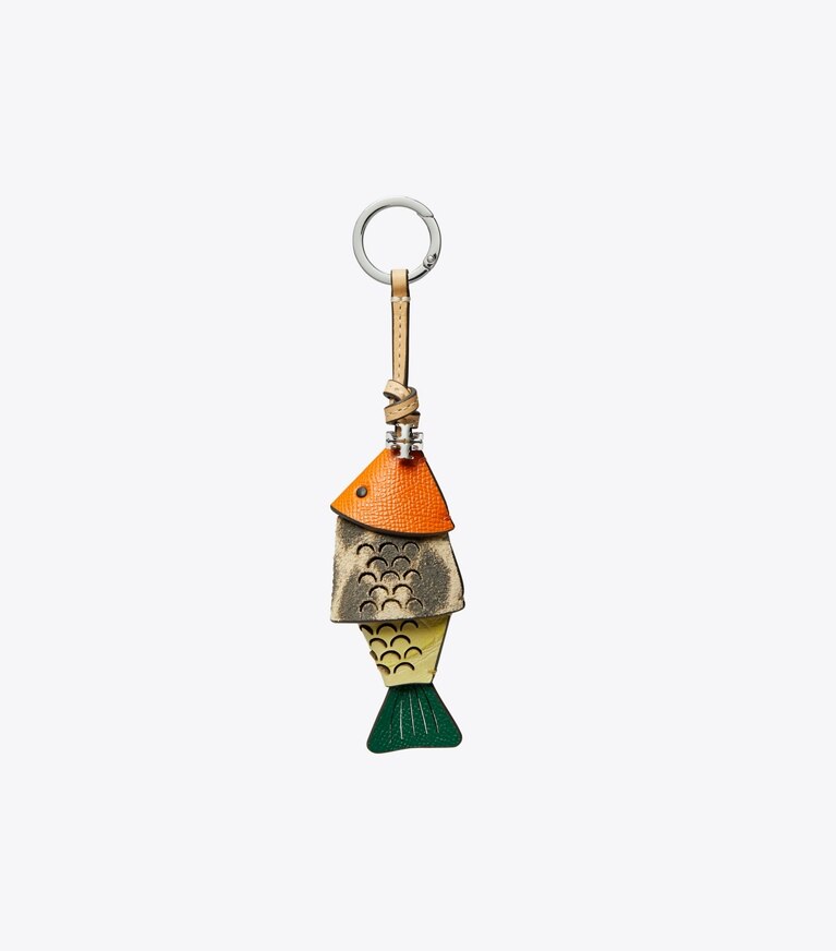 Tory Burch diseñador dijes para bolso y llaveros Dije para bolso de pez en Multi frente