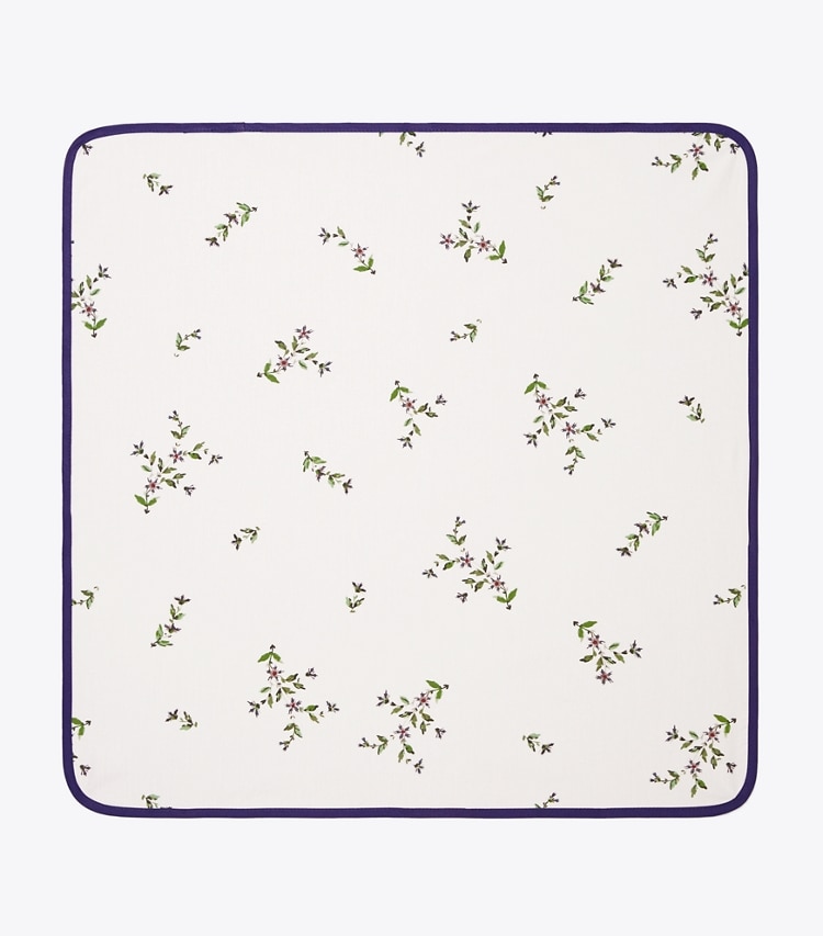 Tory Burch designer linens Dinner Napkin, Set of 4 in NEW IVORY front
