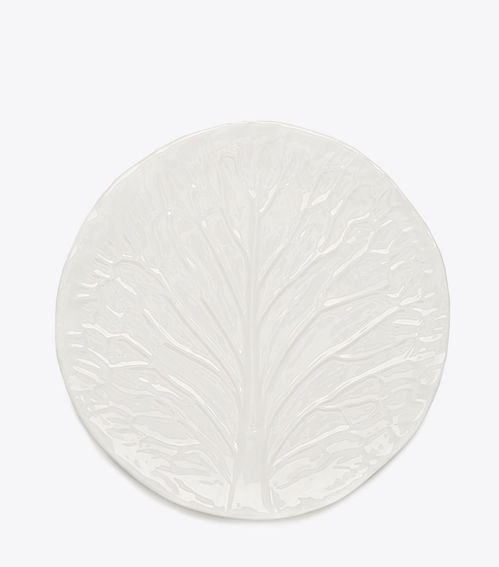 Tory Burch designer geschirr & gläser Dinner-Teller Im Lettuce-Design, 2er-Set in White front