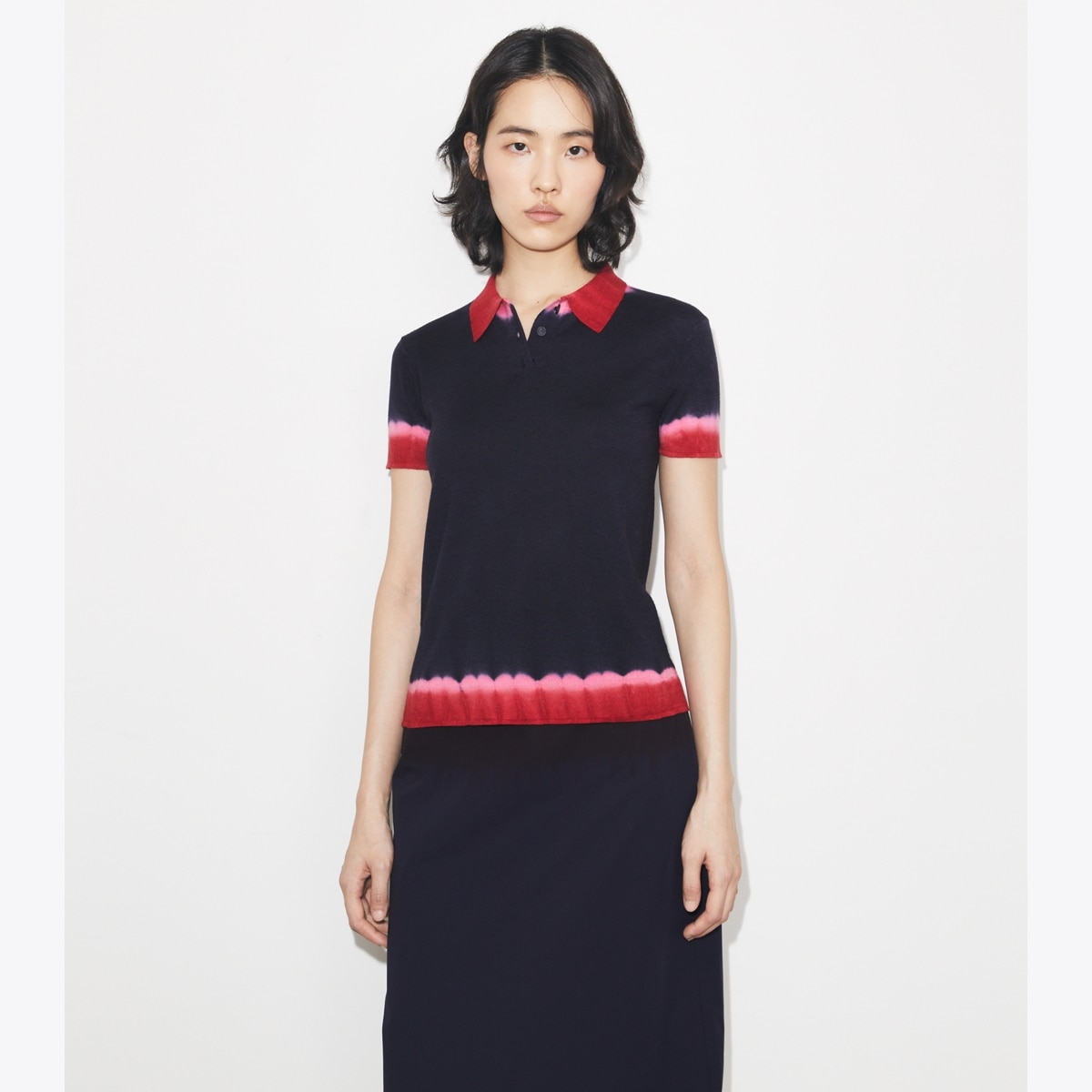 DIP DYE WOOL POLO - thumbnail 2