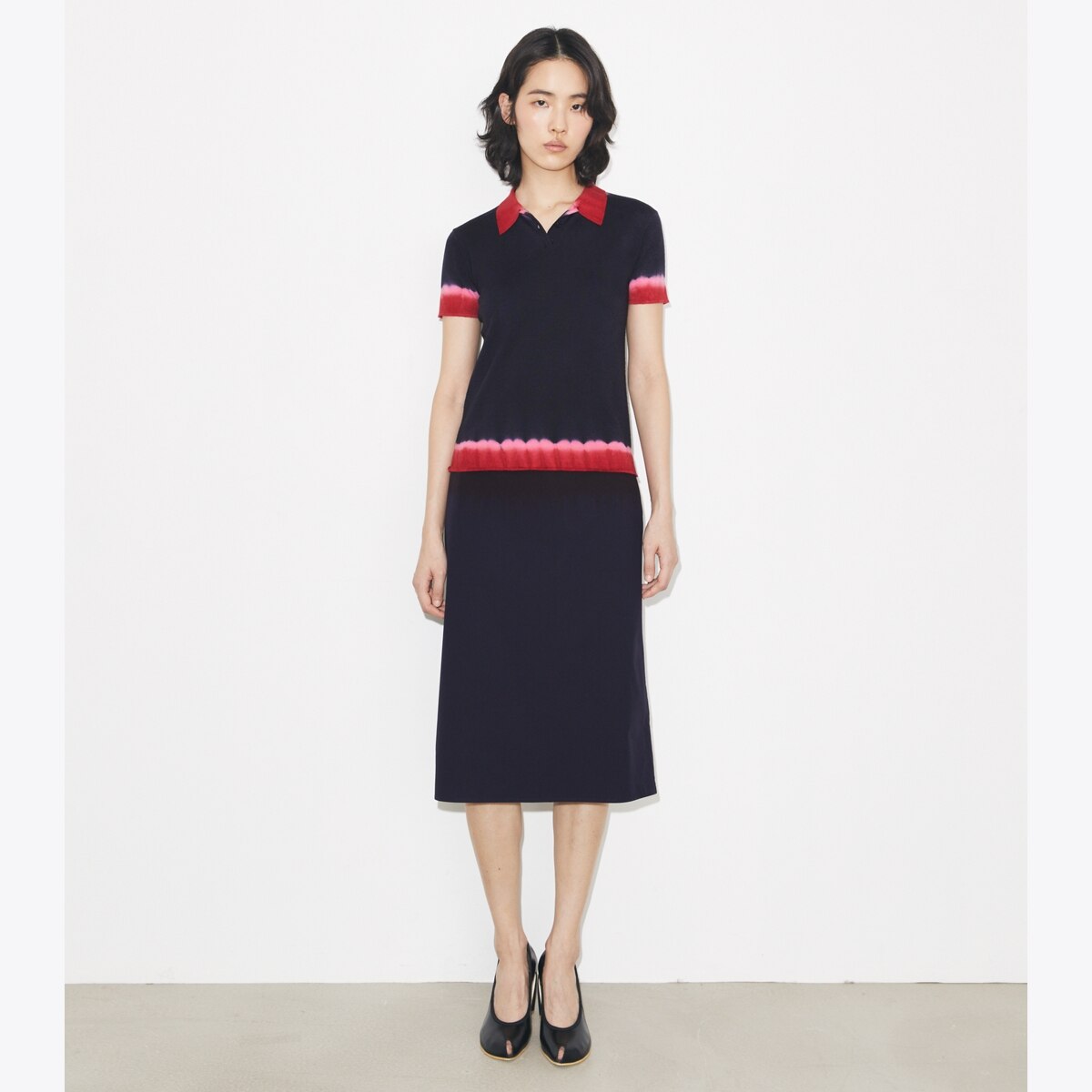 DIP DYE WOOL POLO - thumbnail 3