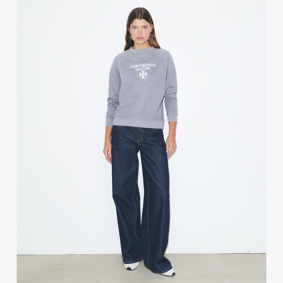 DISTRESSED COTTON SWEATSHIRT - thumbnail 3