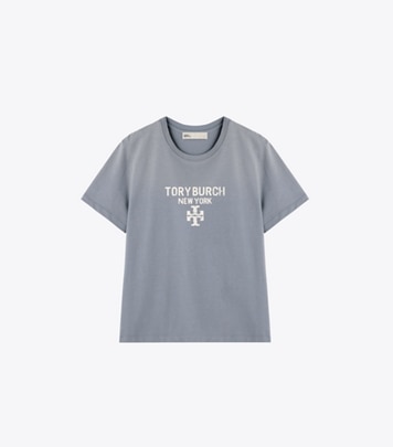 プリントコットン Tシャツ: レディース トップス | Tory Burch JP