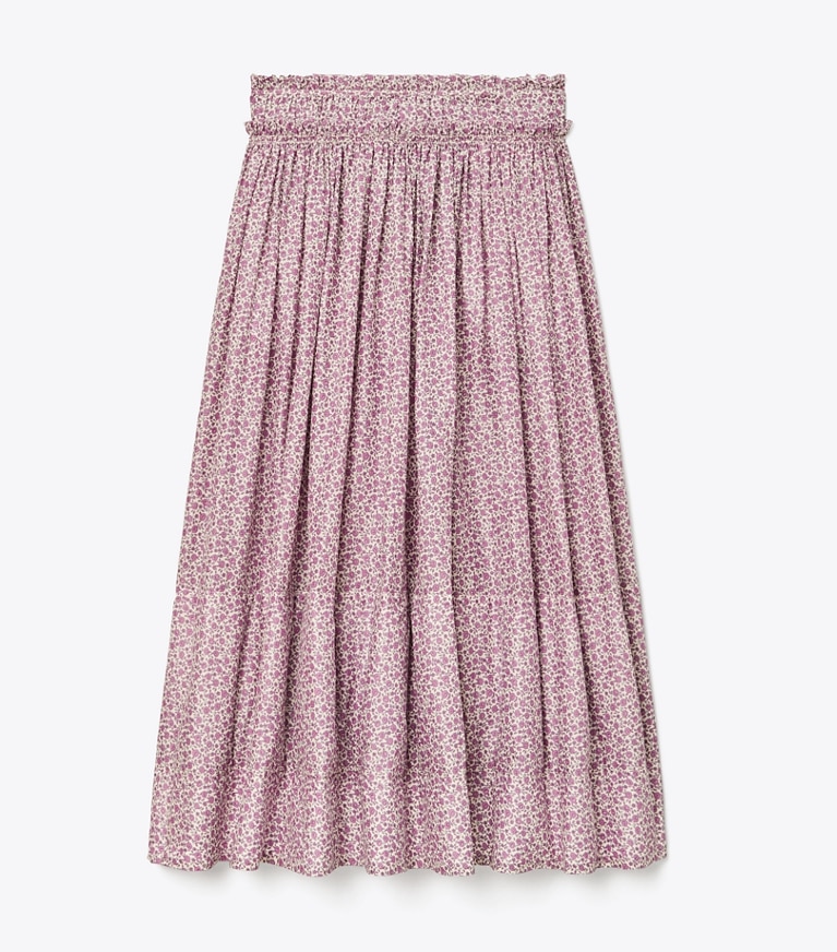 Buy Perris Embroidered Ruched Flare Skirt @ Love, Bonito