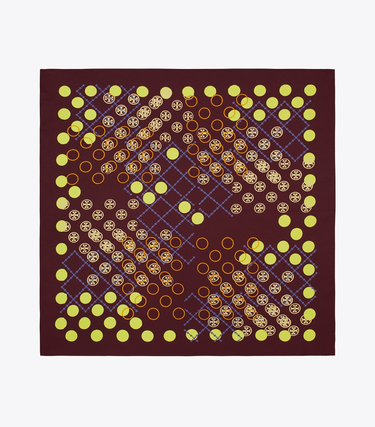 Dotted T Monogram Neckerchief