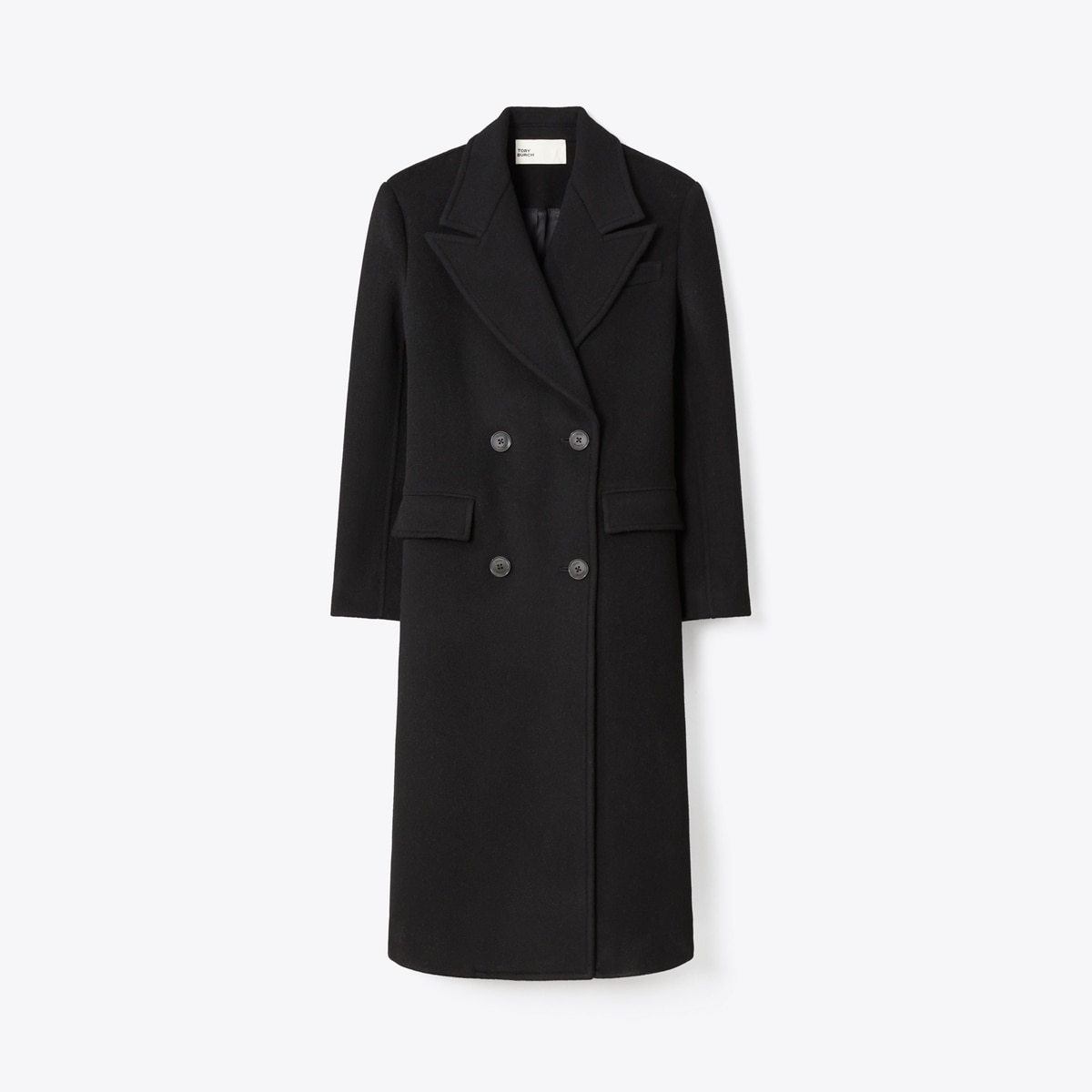DOUBLE BREASTED WOOL COAT