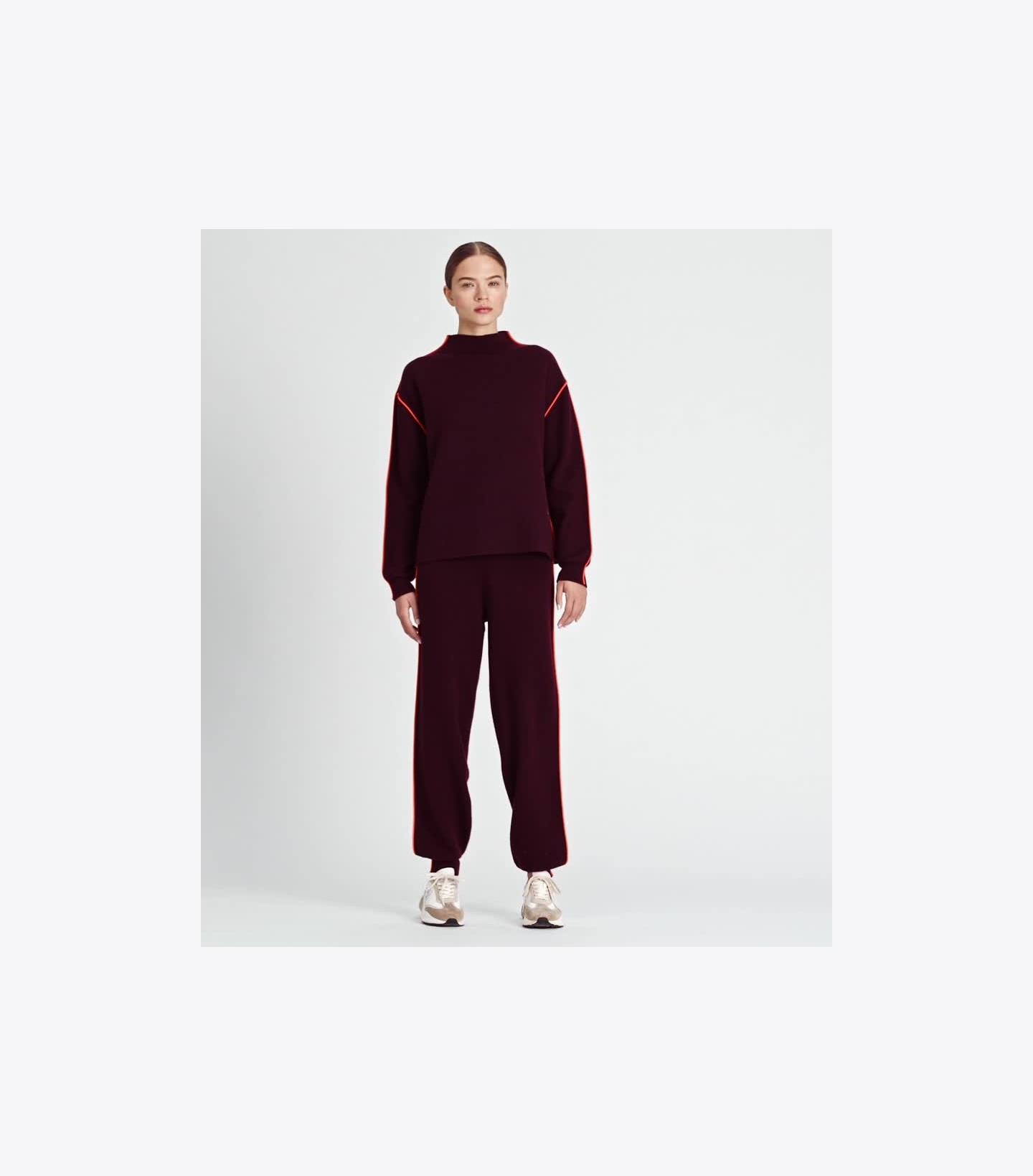 Double Face Wool Mockneck