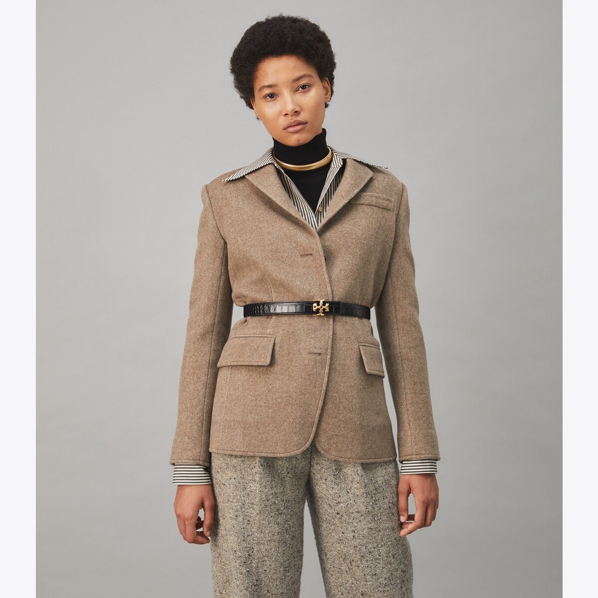 Double-Faced Wool Blazer: Women's Designer Jackets | Tory Burch