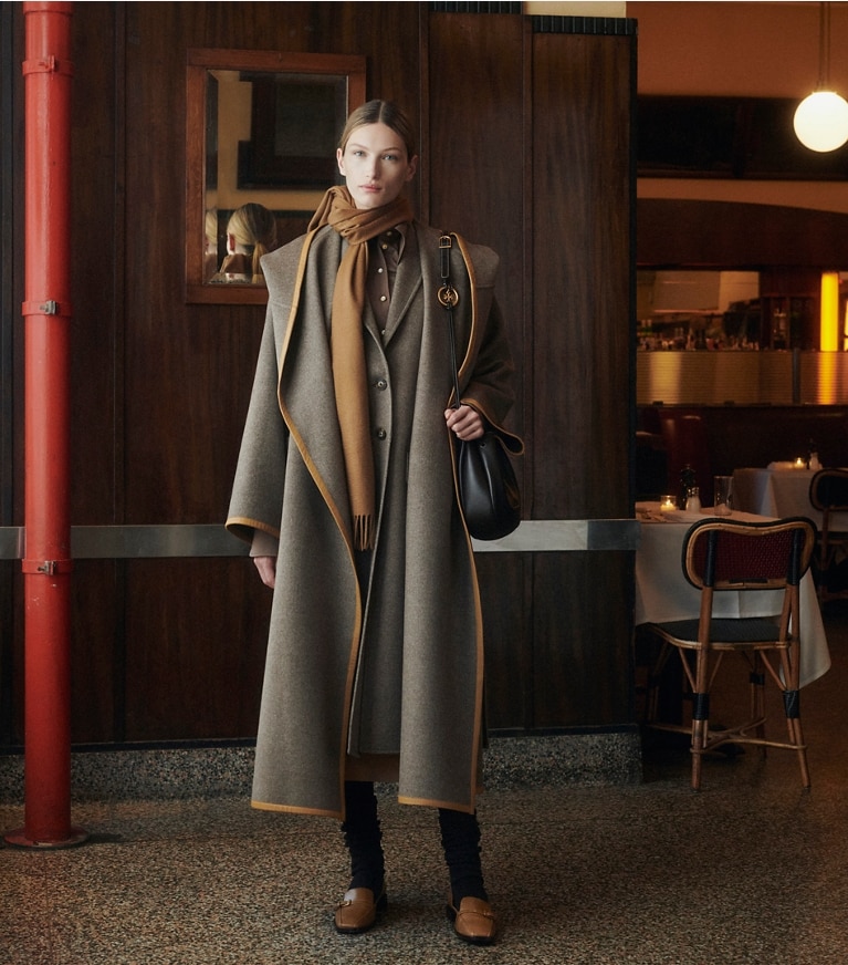 Tory Burch wool outlet coat